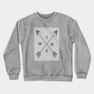 Wine with Arrows Crewneck Sweatshirt